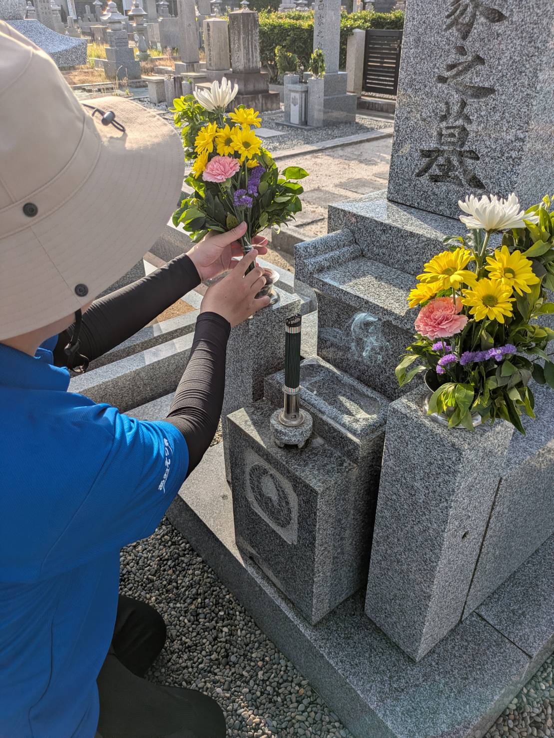 お墓参り・清掃作業